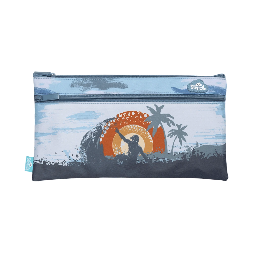 Spencil Twin Zip Pencil Case - Island Vibes