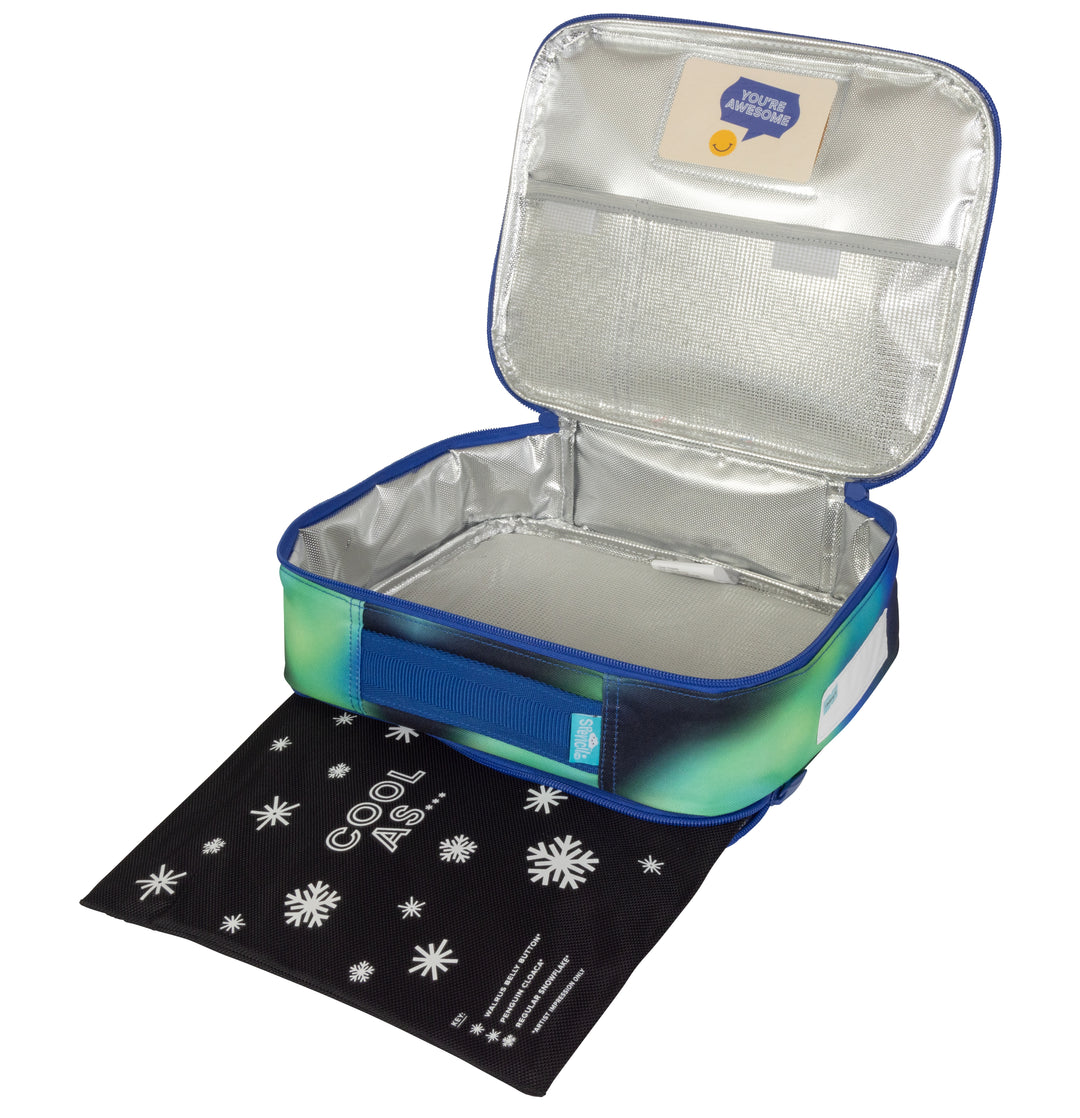 Spencil BIG Cooler Lunch Bag + Chill Pack - Galactic Glow