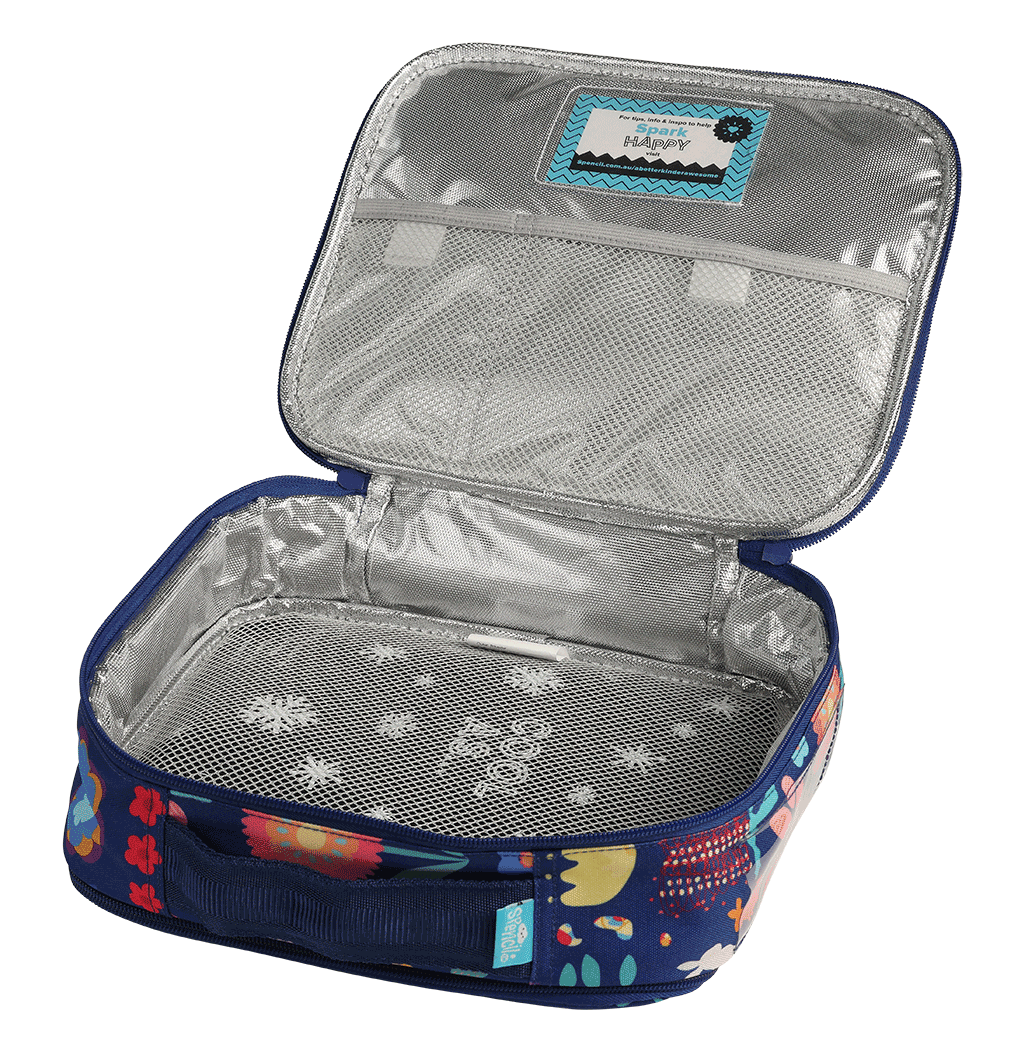 Spencil BIG Cooler Lunch Bag + Chill Pack - Flower Power