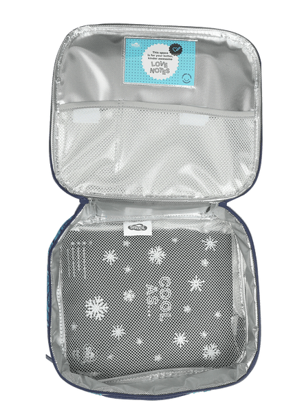 Spencil BIG Cooler Lunch Bag + Chill Pack - Ocean Marble