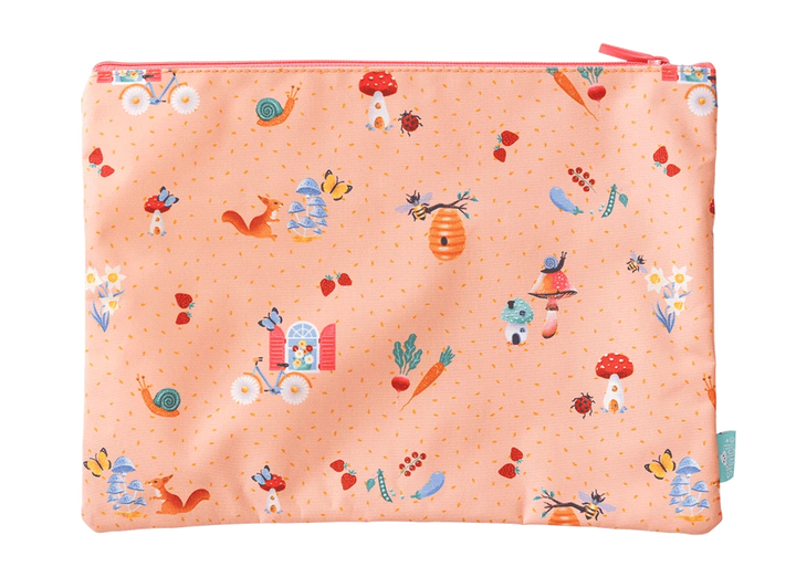 Spencil A4 Twin Zip Pencil Case - Secret Garden