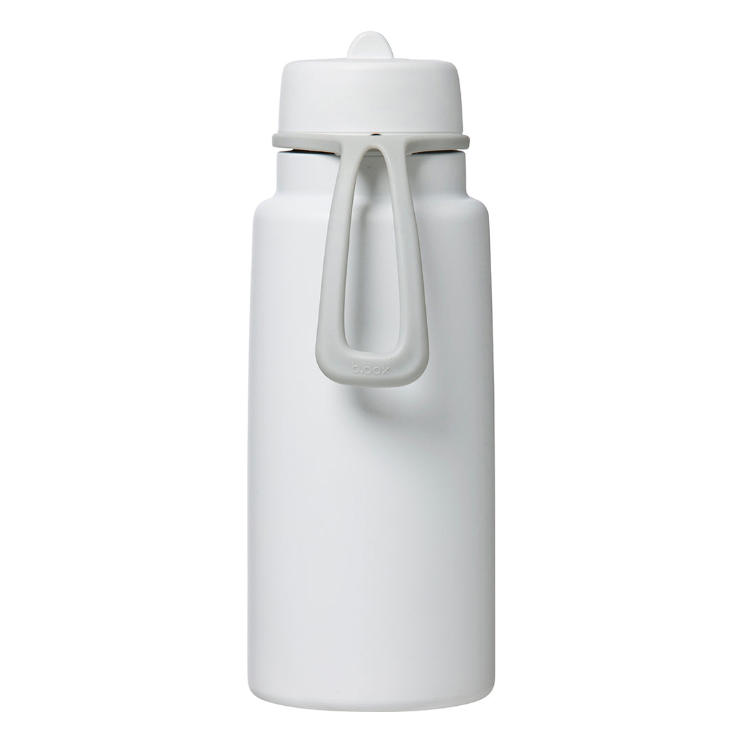 b.box 1L Insulated Flip Top Drink Bottle - White Out