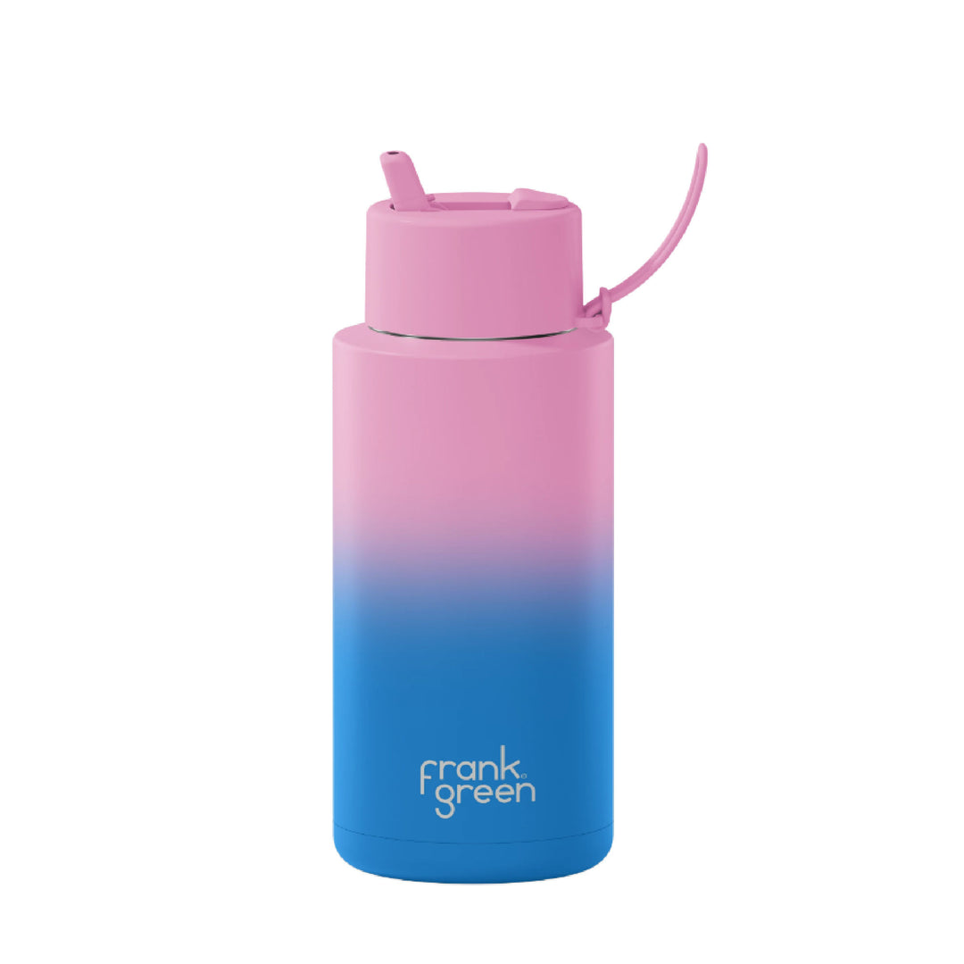 Frank Green Insulated Drink Bottle 1L Gradient - Wild Orchid