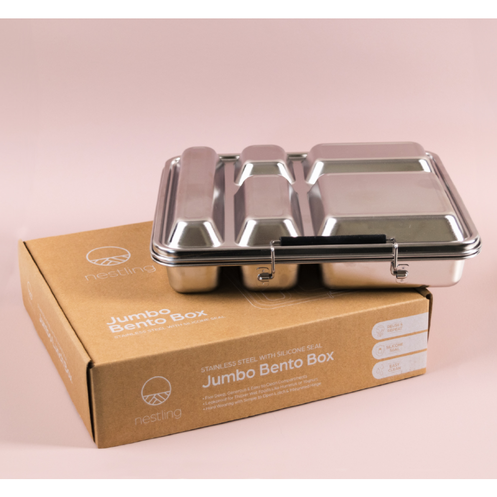 Nestling Jumbo Stainless Steel Bento Box