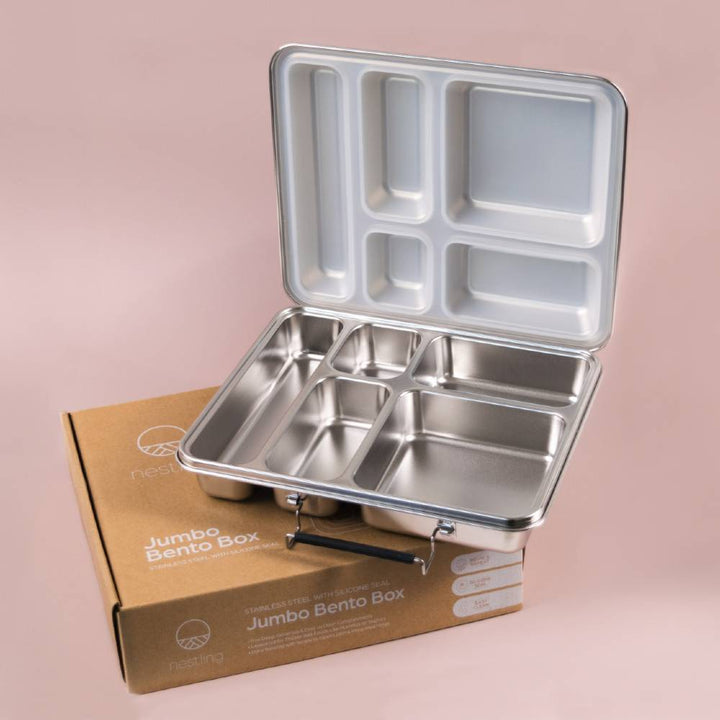 Nestling Jumbo Stainless Steel Bento Box