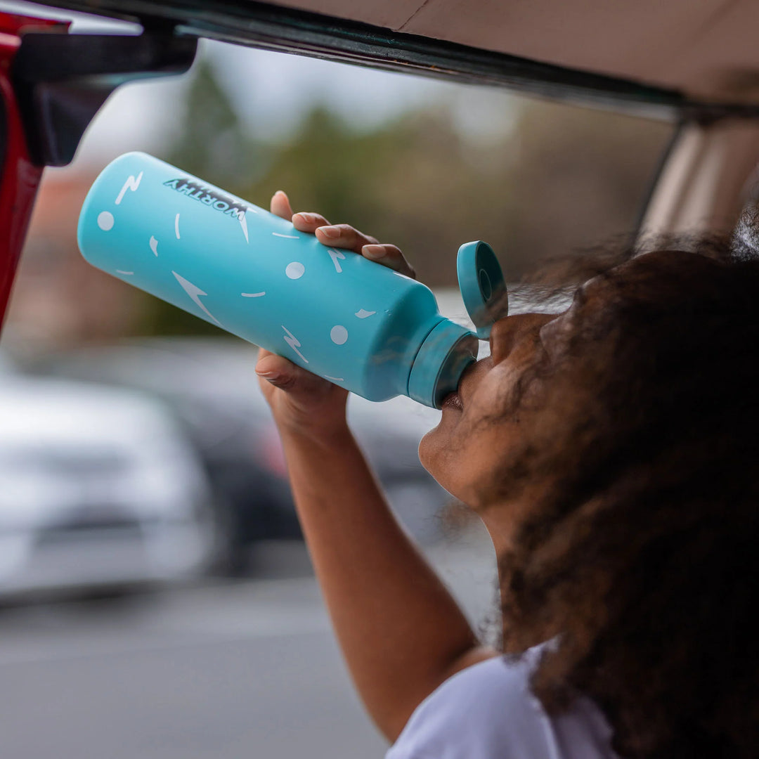 Sugarcane Drink Bottle - Ocean Aqua