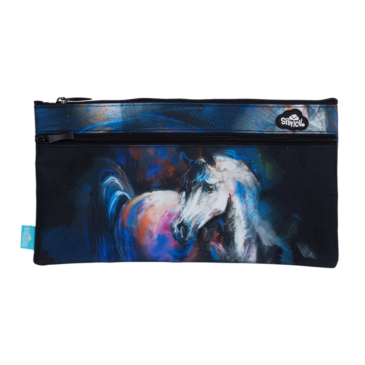 Spencil Twin Zip Pencil Case - Mystic