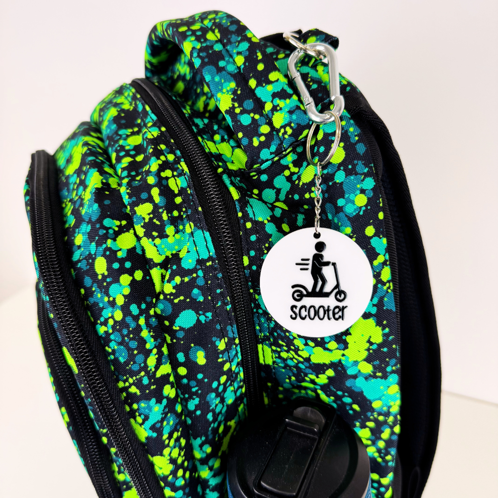 After School Reminder Bag Tag Set - Custom 5 Pack