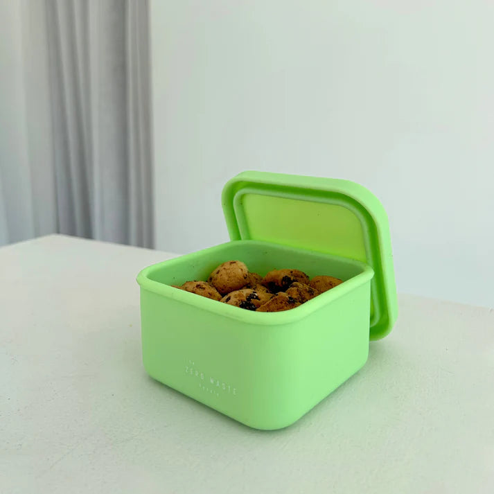 Silicone Snack Container - Lime