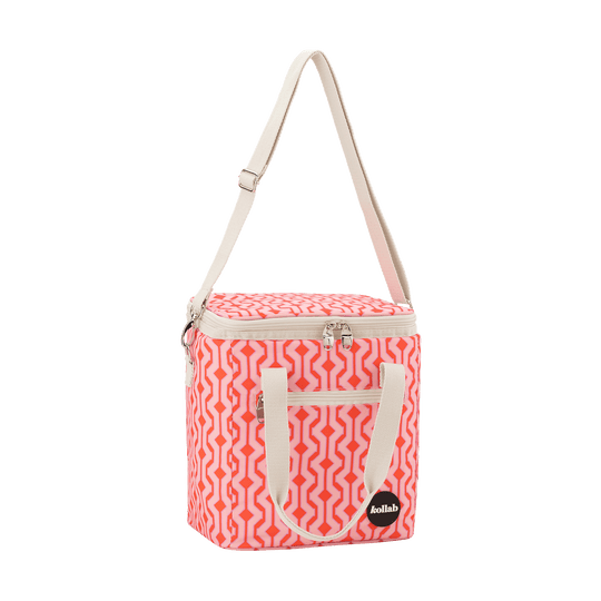 PRE-ORDER Kollab Mini Insulated Cooler Bag - Cherry Zig Zag