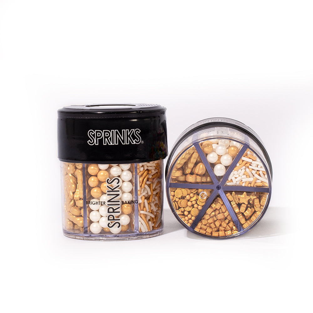 Sprinks 6 Variety Set Sprinkles - Gold Dreams