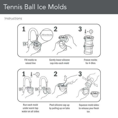 Tovolo Ice Mould 2pk - Tennis Ball