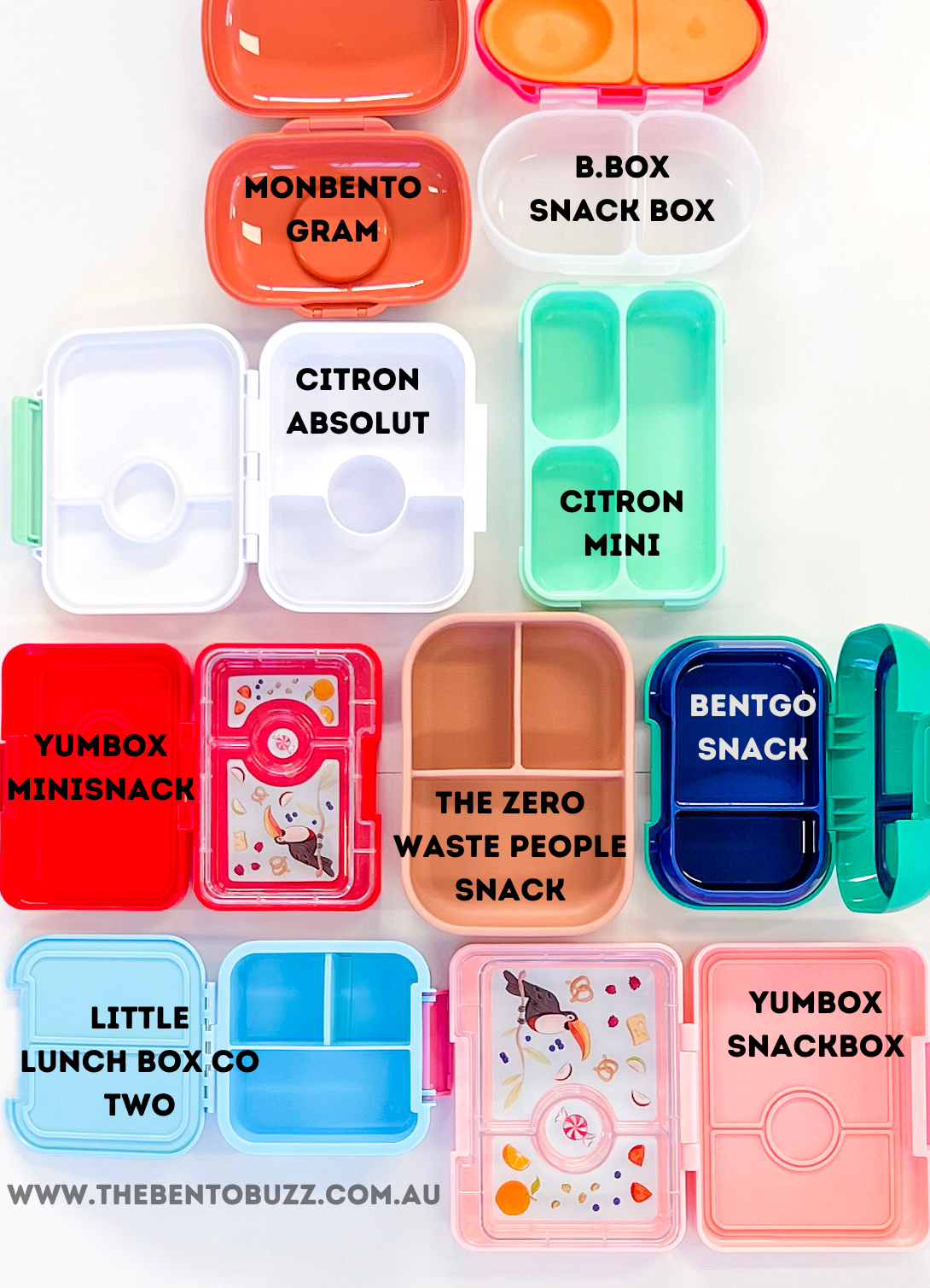 2022 Lunch Box Comparison Photos | The Bento Buzz