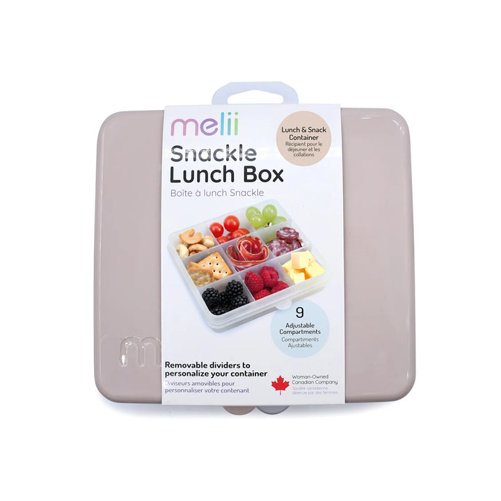 Melii Snackle Box 9 Compartment - Oatmilk