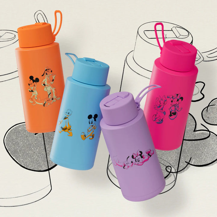 Frank Green Insulated Drink Bottle 1L Mickey, Goofy & Pluto