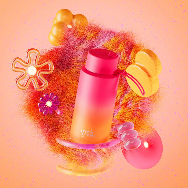 Frank Green Insulated Drink Bottle 1L Gradient - Summer Sunset