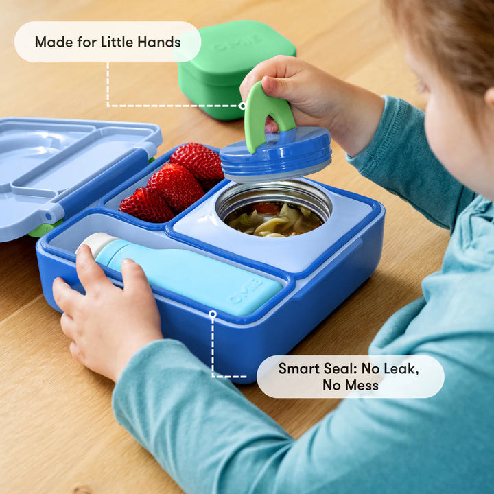 PRE-ORDER - OmieBox Hot & Cold Lunch Box V2 - Sea Blue