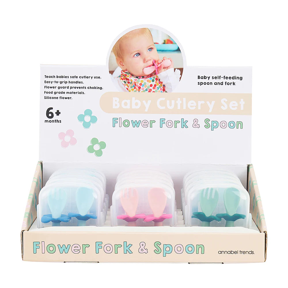 Annabel Trends Flower Fork & Spoon Set