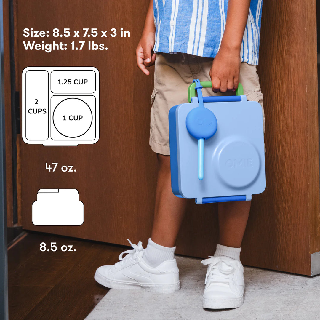 PRE-ORDER - OmieBox Hot & Cold Lunch Box V2 - Sea Blue