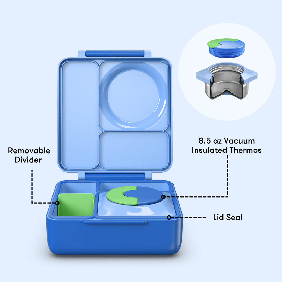 PRE-ORDER - OmieBox Hot & Cold Lunch Box V2 - Sea Blue
