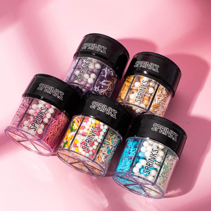 Sprinks 6 Variety Set Sprinkles - Gold Dreams