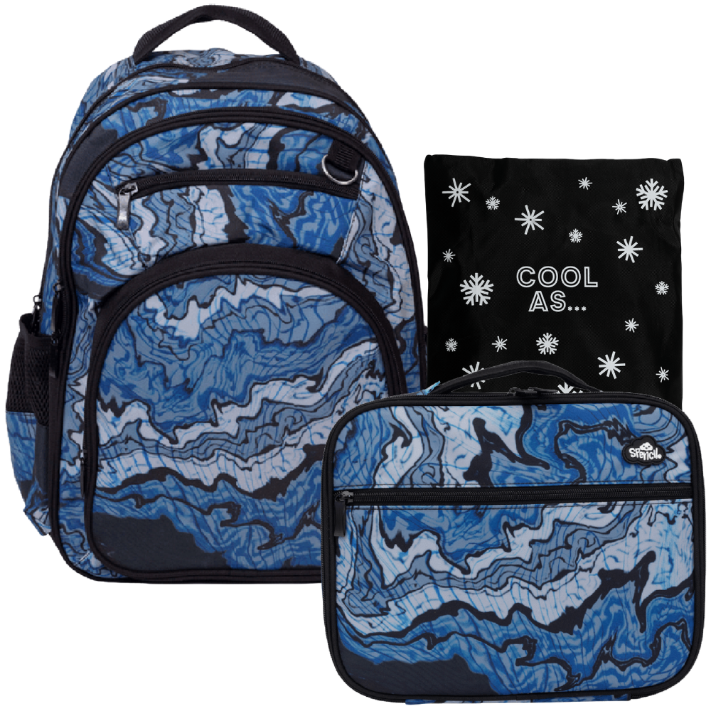 Spencil BIG Insulated Bag & Backpack Bundle - Ripple Effect