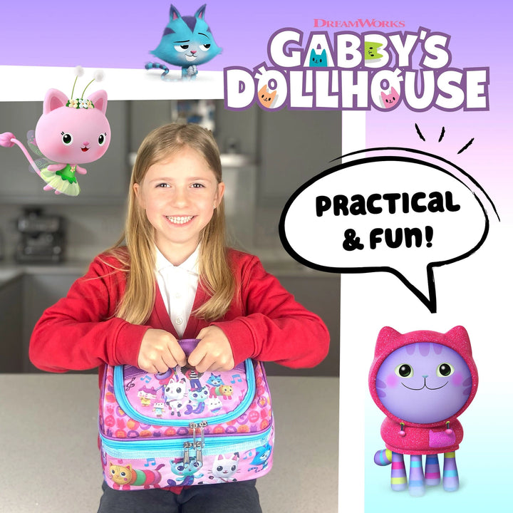 Dual Compartment Insulated Lunch Bag - Gabby's Dollhouse