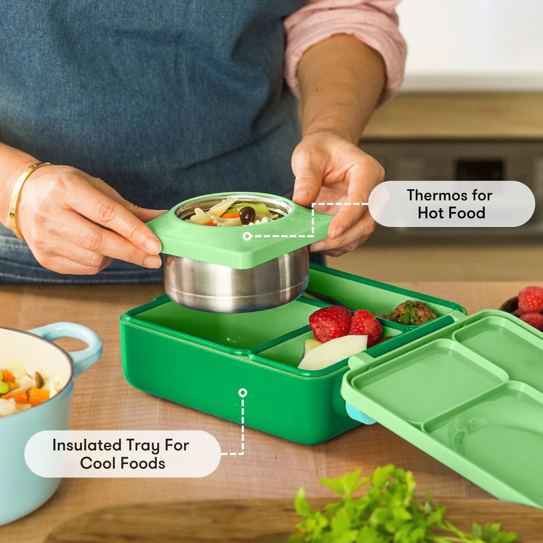 PRE-ORDER - OmieBox Hot & Cold Lunch Box V2 - Apple Green