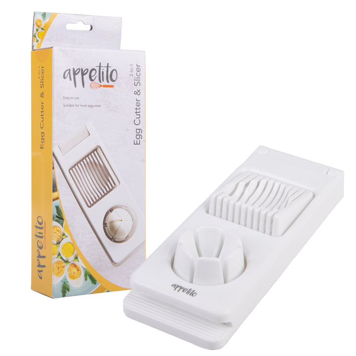 Appetito 2-in-1 Egg Cutter & Slicer