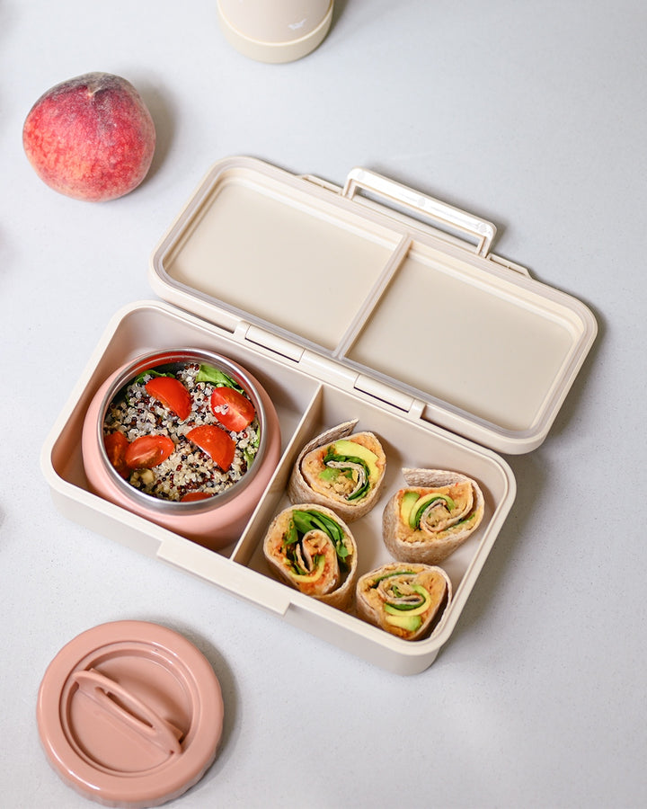 Citron Rectangle Lunch Box With TWO Food Jars - Ballerina