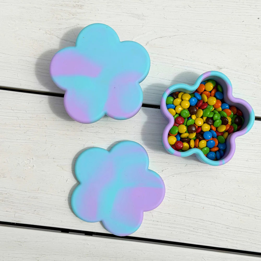 PRE-ORDER The Zero Waste People Silicone Flower Container - Grape Swirl