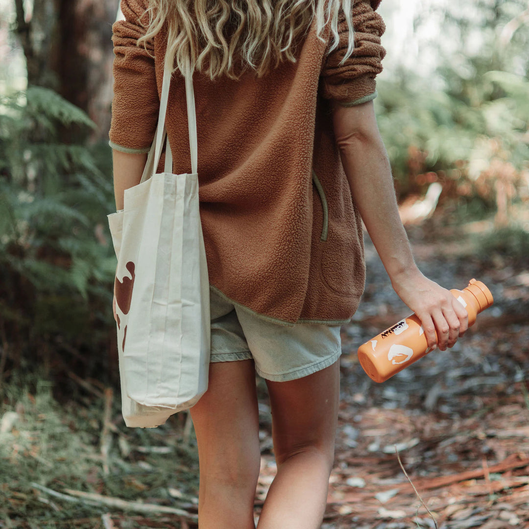 Sugarcane Drink Bottle - Retro Orange