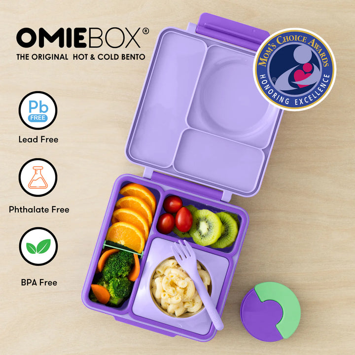 PRE-ORDER - OmieBox Hot & Cold Lunch Box V2 - Lilac Purple