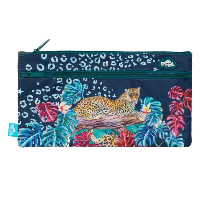 Spencil Twin Zip Pencil Case - Leopard Queen