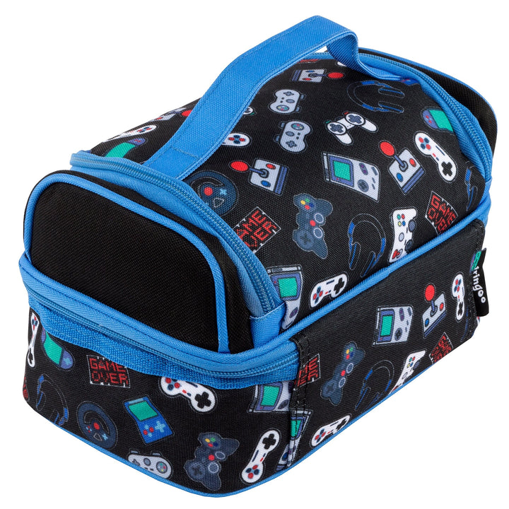 Dual Compartment Insulated Lunch Bag - Gamer