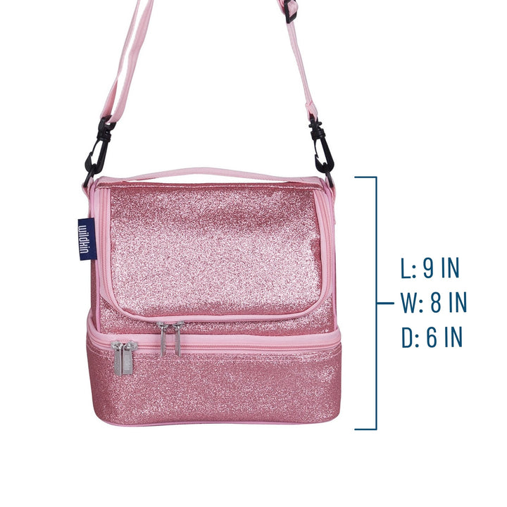 WIldkin Double Decker Lunch Bag - Pink Glitter