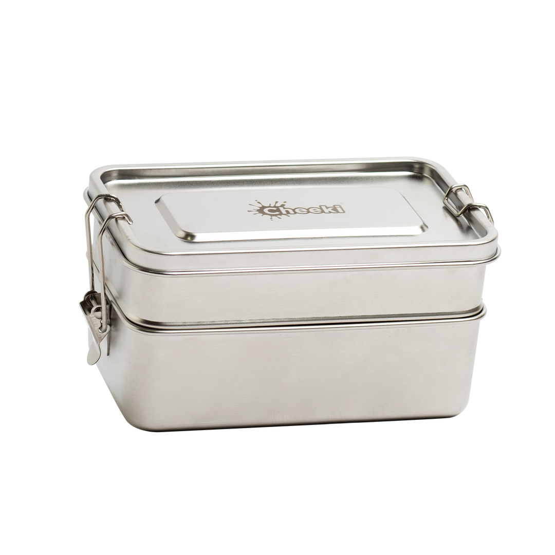 Cheeki Double Stack Stainless Steel Lunch Box