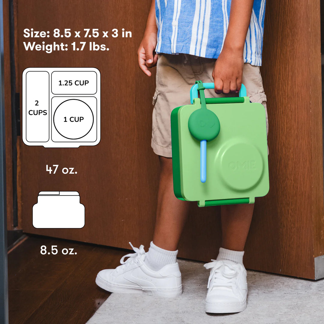 PRE-ORDER - OmieBox Hot & Cold Lunch Box V2 - Apple Green