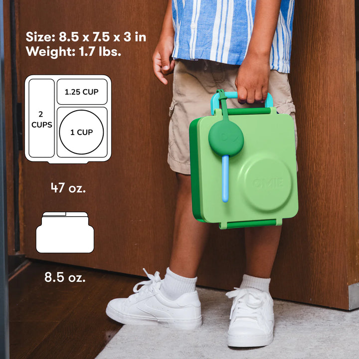 PRE-ORDER - OmieBox Hot & Cold Lunch Box V2 - Apple Green