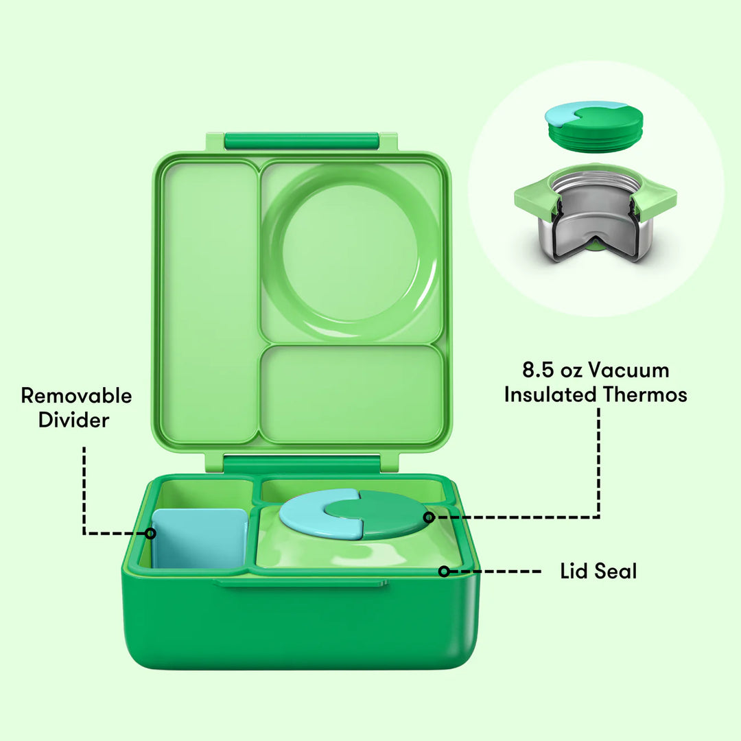 PRE-ORDER - OmieBox Hot & Cold Lunch Box V2 - Apple Green