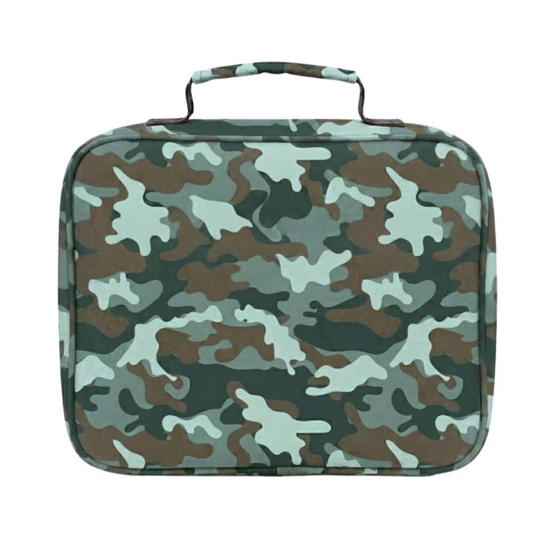 Kinnder JUNIOR Insulated Lunch Bag + Ice Pack - Camo