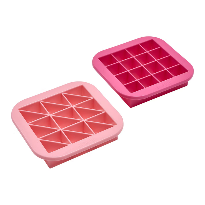 Melii Brights Bite Size Sandwich Cutters - Set of 2 - Pink & Pink