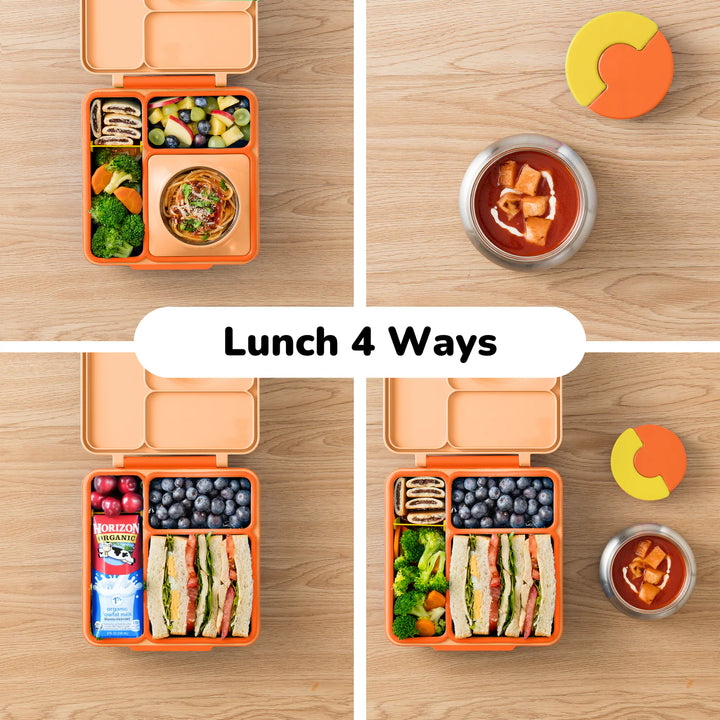 PRE-ORDER - OmieBox Hot & Cold Lunch Box V2 - Poppy Orange