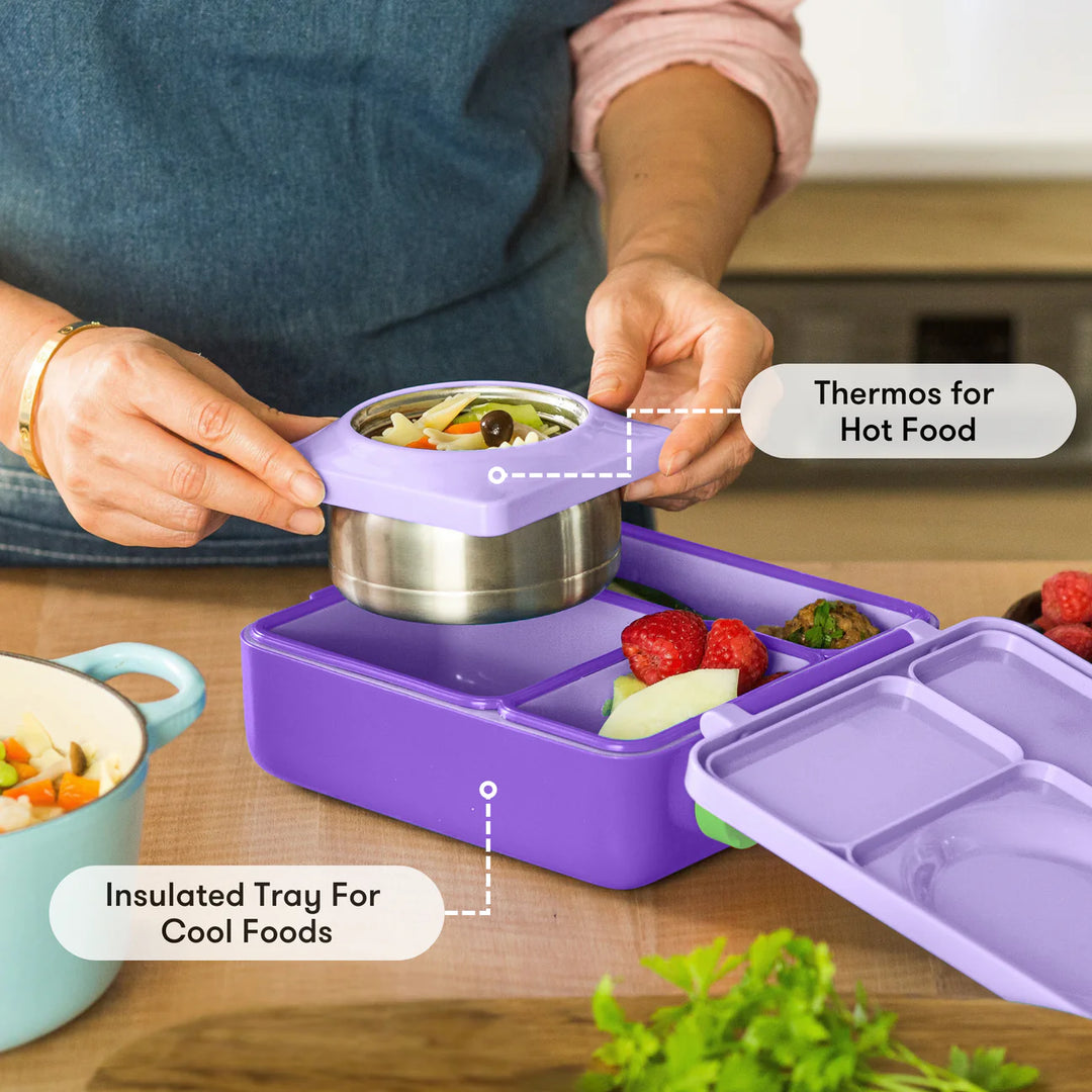 PRE-ORDER - OmieBox Hot & Cold Lunch Box V2 - Lilac Purple