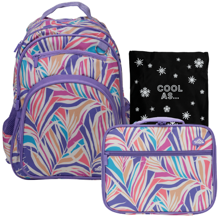 Spencil BIG Insulated Bag & Backpack Bundle - Paradise Palms