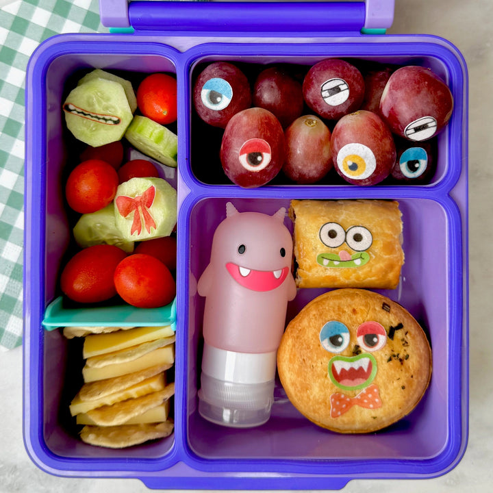 Sticketies Edible Lunchbox Stickers - Funny Faces