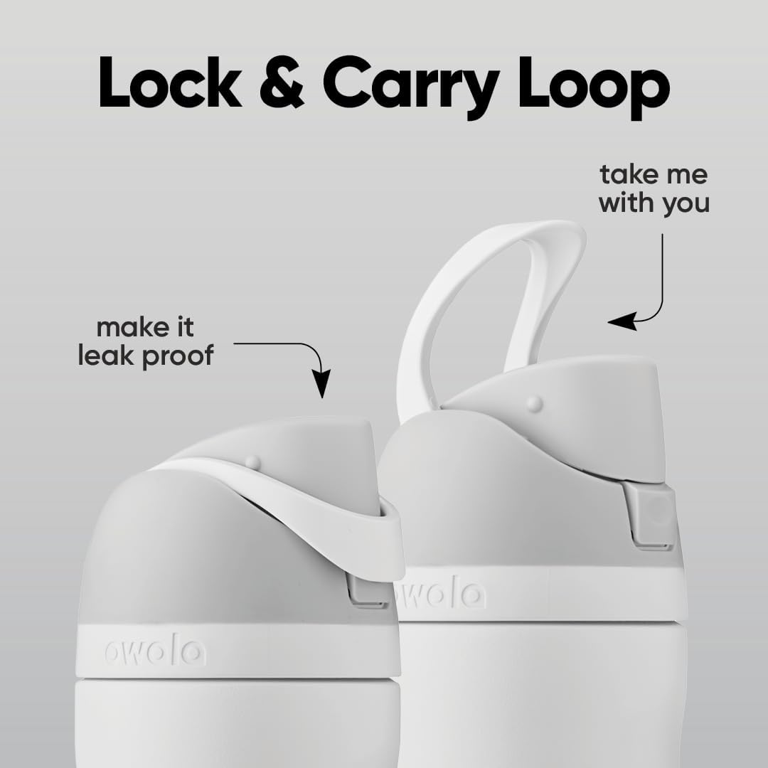 Owala Insulated FreeSip Drink Bottle - 945ml - Shy Marshmallow