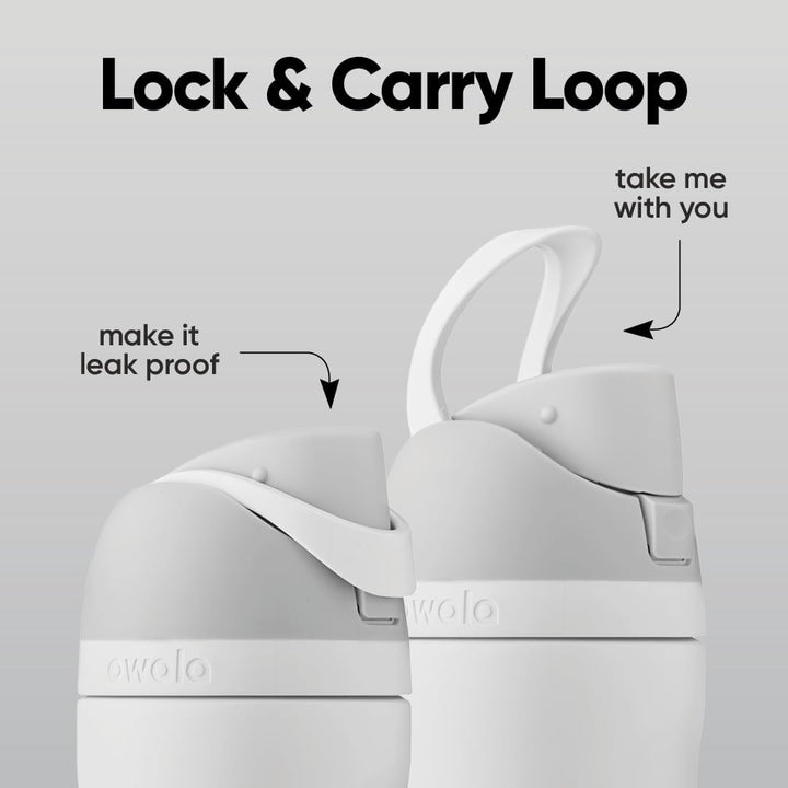 Owala Insulated FreeSip Drink Bottle - 945ml - Shy Marshmallow