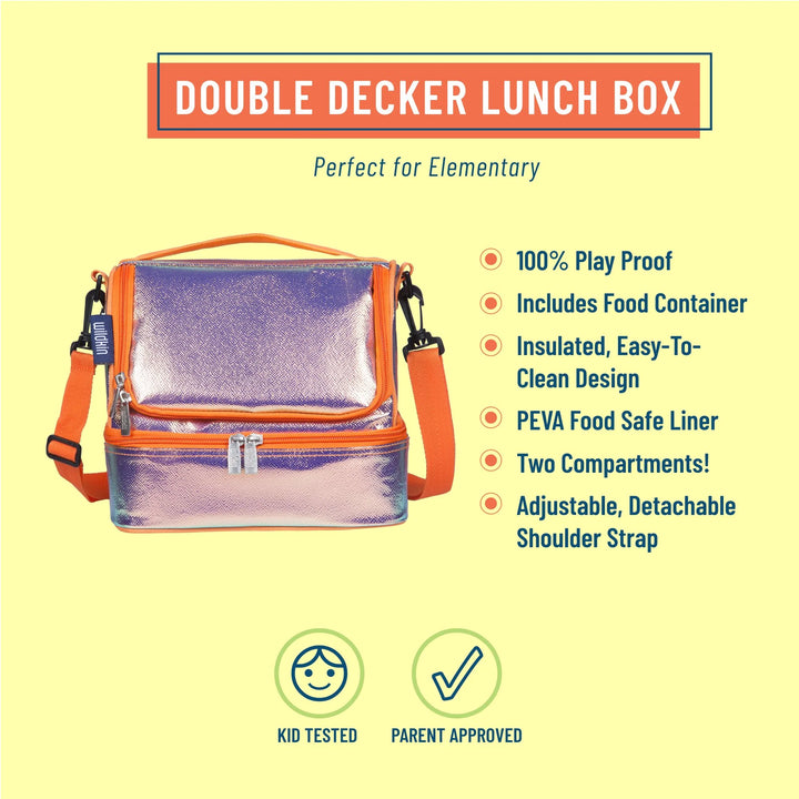 WIldkin Double Decker Lunch Bag - Orange Shimmer