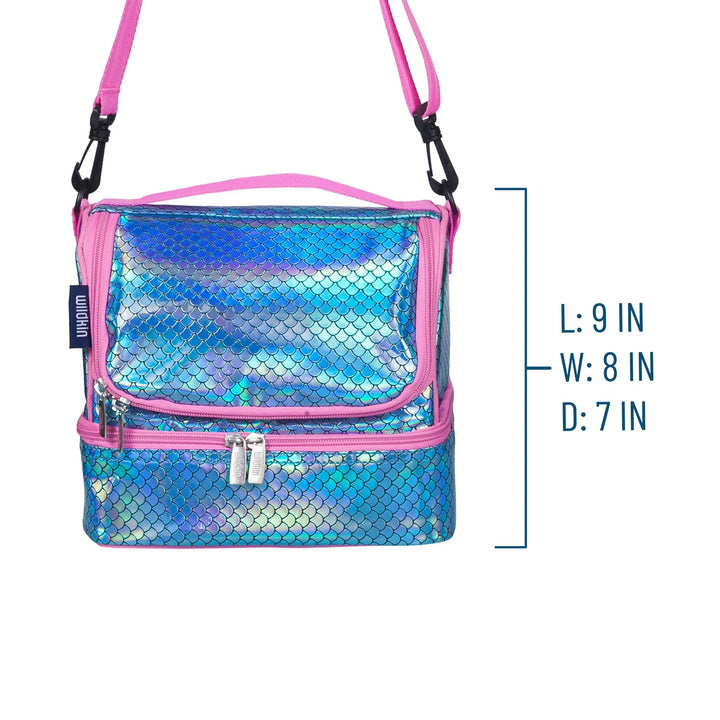 WIldkin Double Decker Lunch Bag - Mermaid Scales